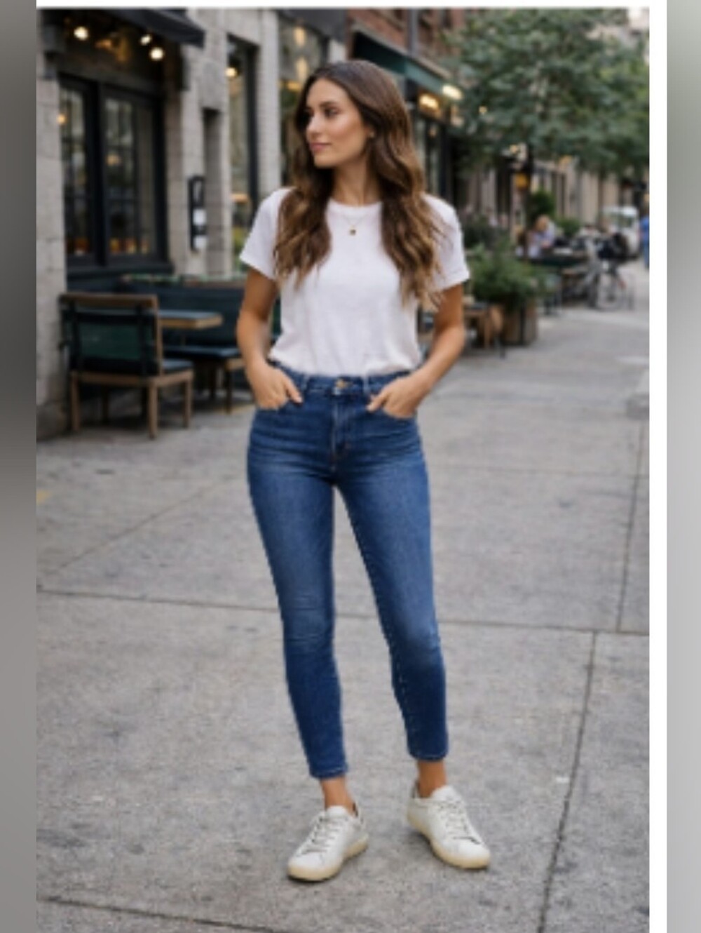 FRAME Le Skinny de Jeanne Crop Jeans (Cantine) Size 27, Length 23"